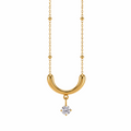 Luna Drop Necklace- 18k Gold plated