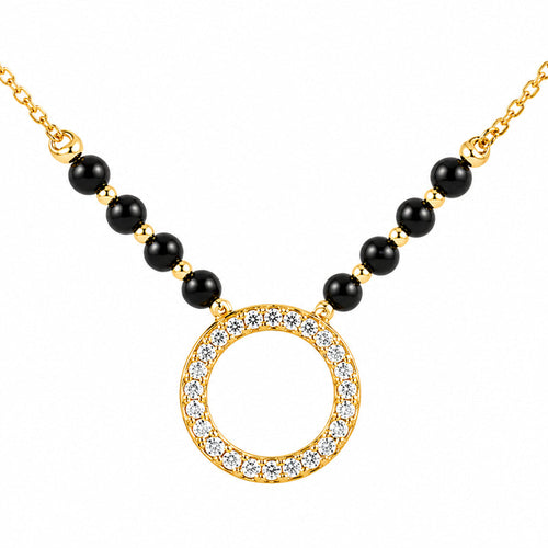 Aarohi Mangalsutra- 18k gold plated