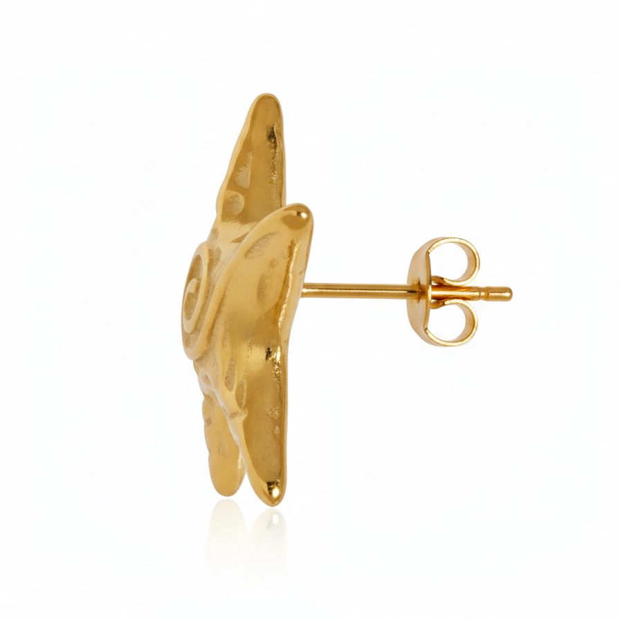 Mini Star Earrings: Anti-Tarnish Gold Plated