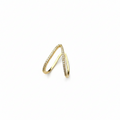 V Ring: 18k Gold Plated