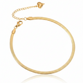 Snake Chain Bracelet: Anti-Tarnish Gold Plated