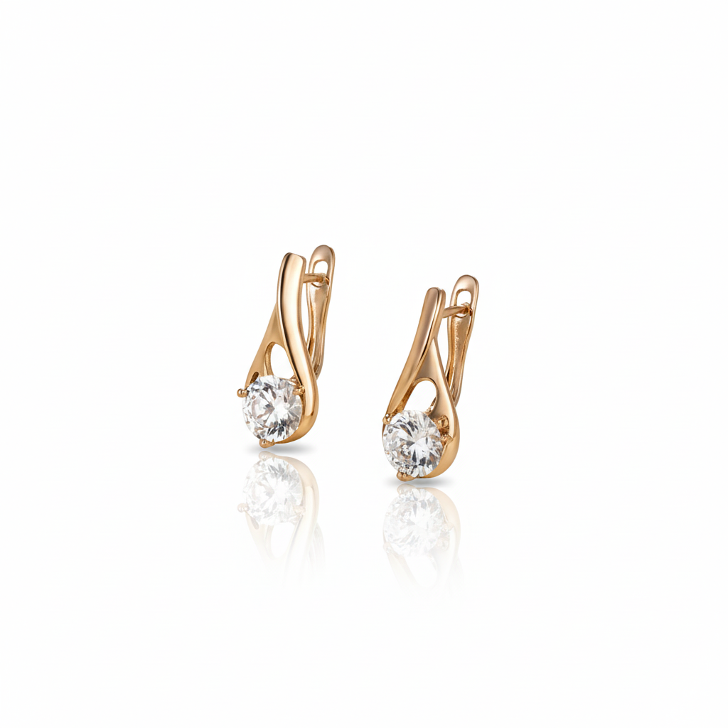 Eclat Hoops: Anti-Tarnish Gold Plated