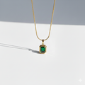 Green Emerald 2.0: Anti-tarnish gold plated