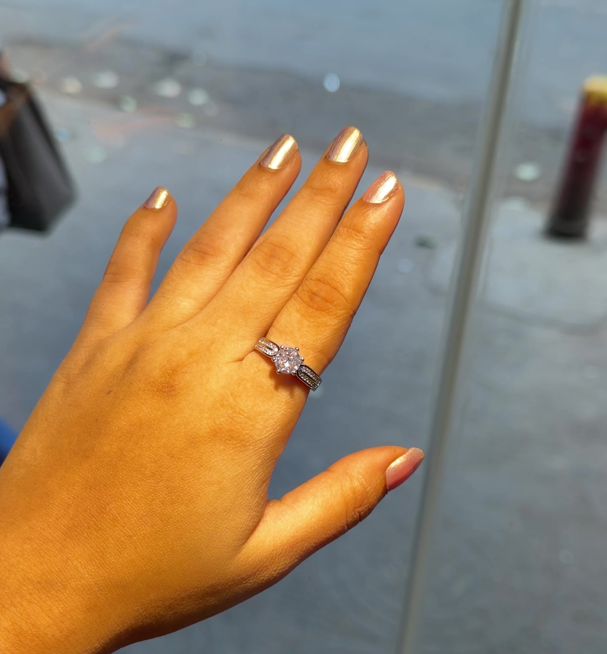 Ruhaani Diamond ring - S925